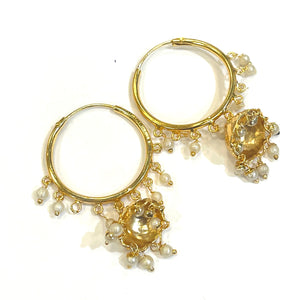 Hoop Jhumki Earrings