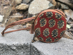 Round Kalamkari Shoulder Bag