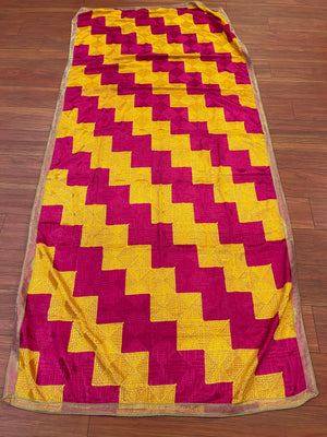 Phulkari Multibagh multicolored Embroided Dupatta for women