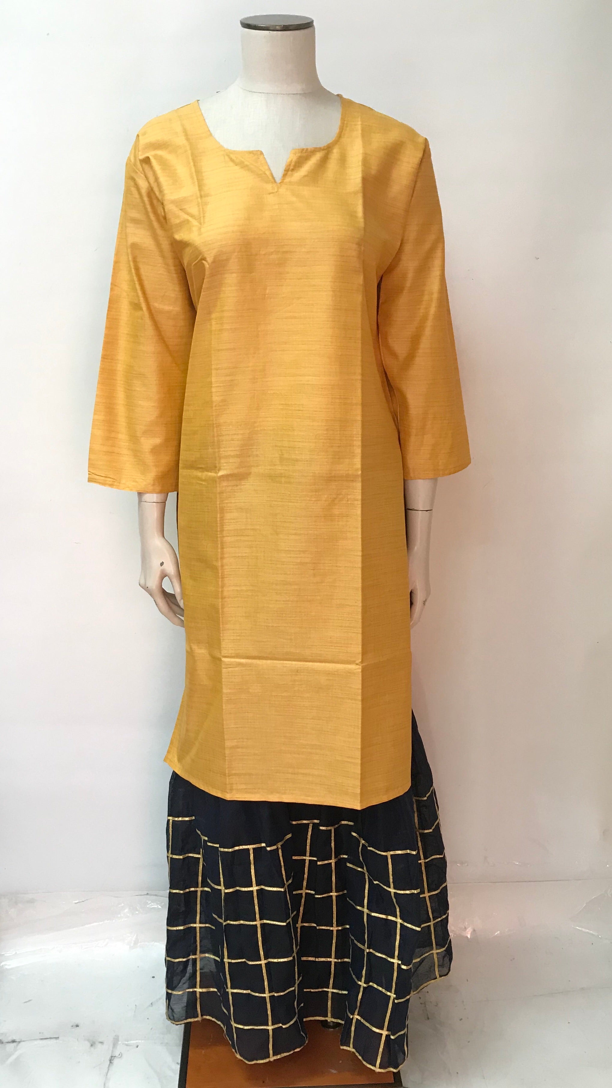 Cotton Silk Plain Kurta Collection