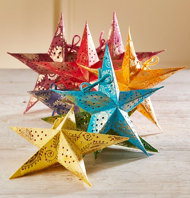 Mini Paper Star Lantern (set of 8)