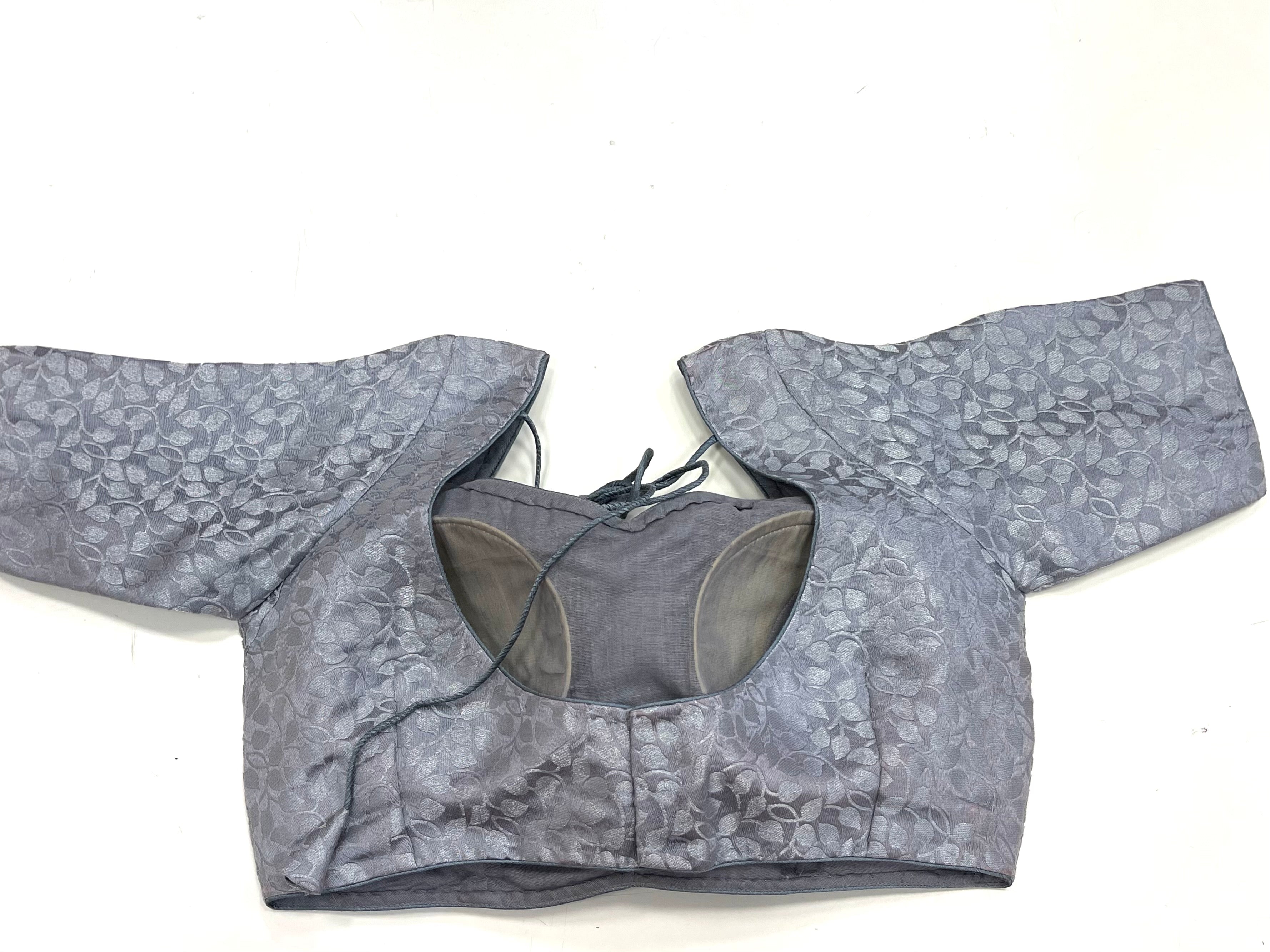 Custom Made Brocade Silk Blouse