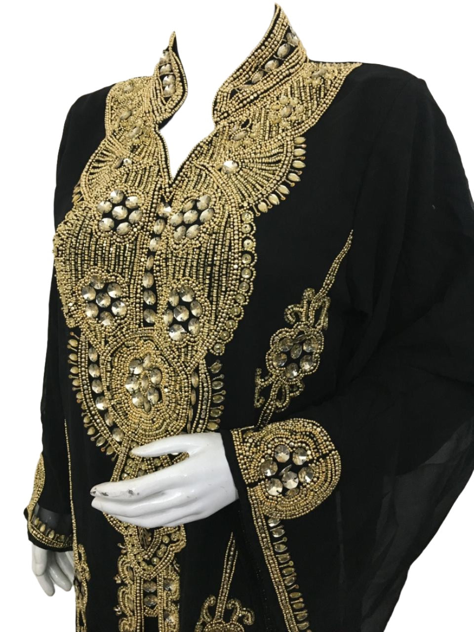 Beaded Long Drape/Jacket /Cape (COLORS AVAILABLE)