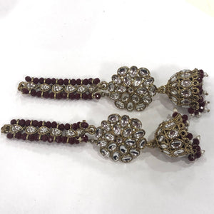 Royal Antique Gold Earring