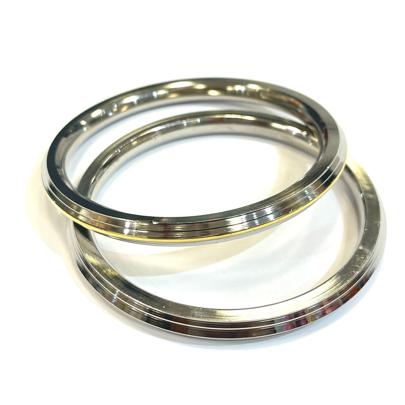 Buy ZIVOM Stainless Steel Matt Gold Plated Free Size Kada Bracelet For Men  Online at Best Prices in India - JioMart.