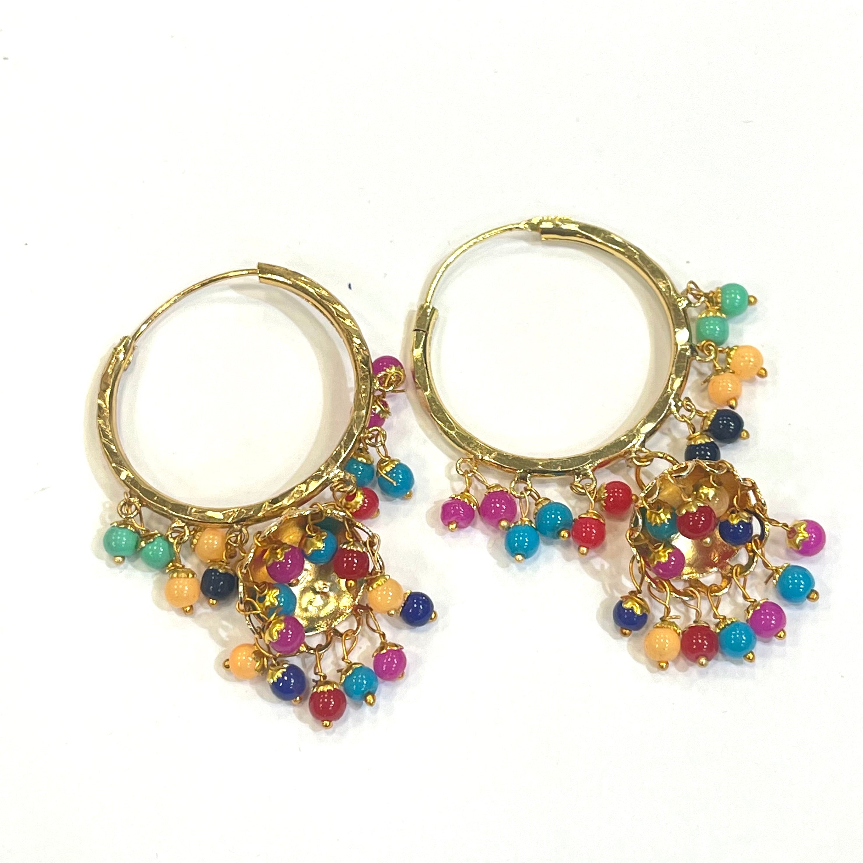 Hoop Jhumki Earrings