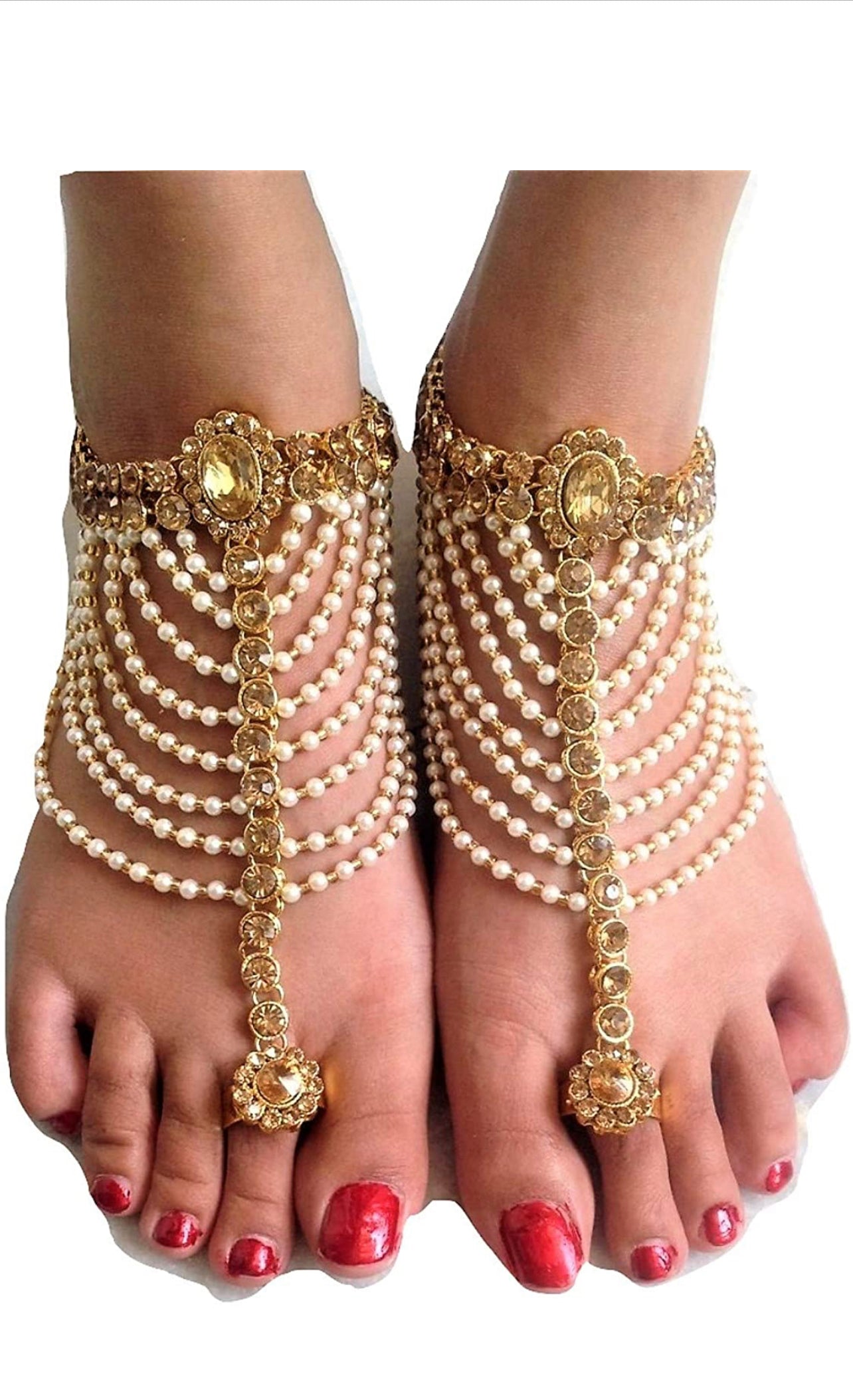 Buy | Multilayered Lock Snake Chain Anklet For Women 2021 Trend Gold  Butterfly 3Pcs/Set Foot Bracelet Anklets-Style 2-Eepleberry