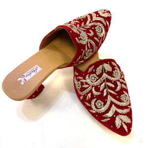 Hand Embroidered Shoe