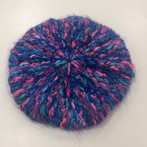 Warm hand knitted cap