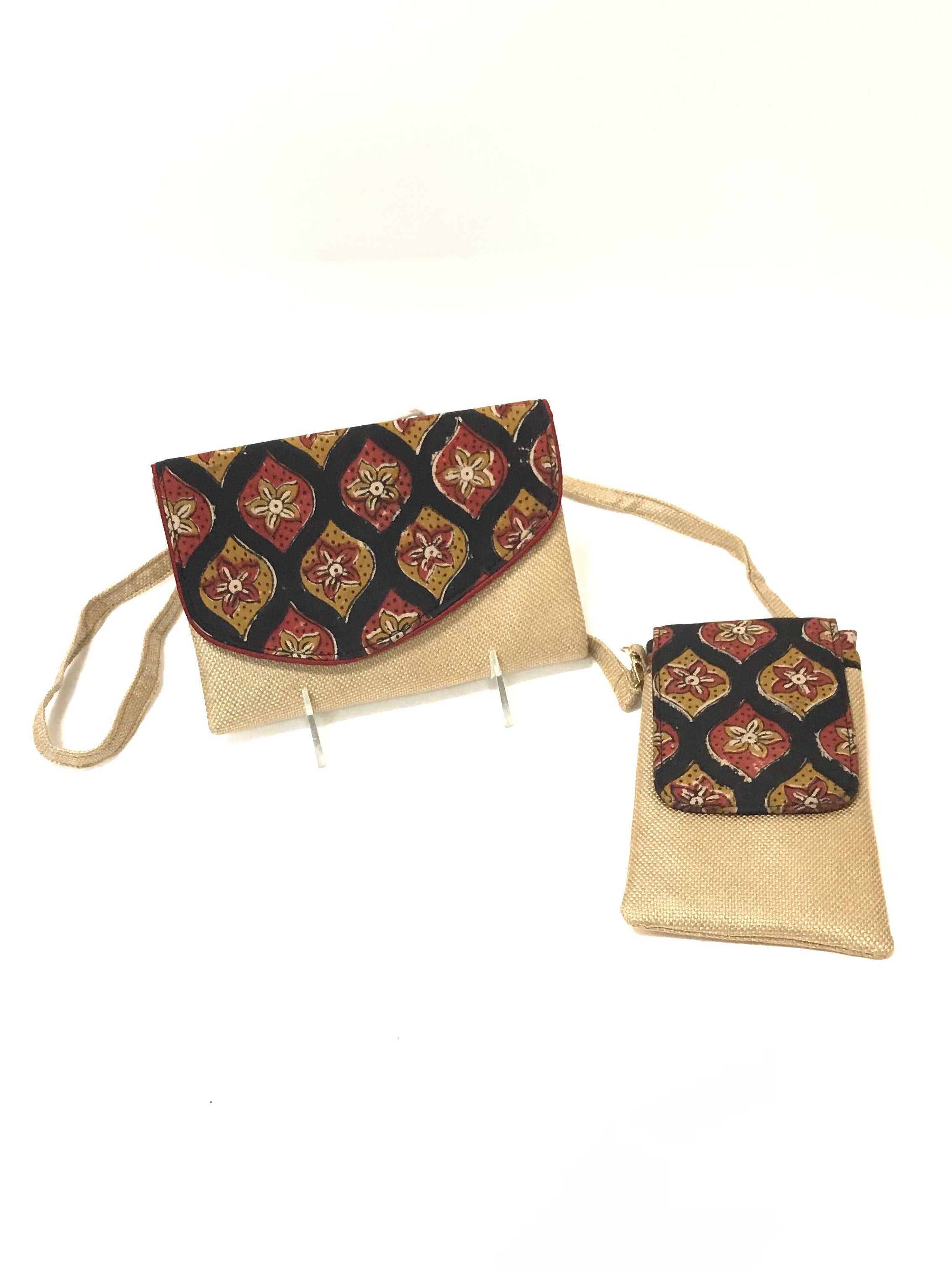 KALAMKARI Clutch & Mobile Bag