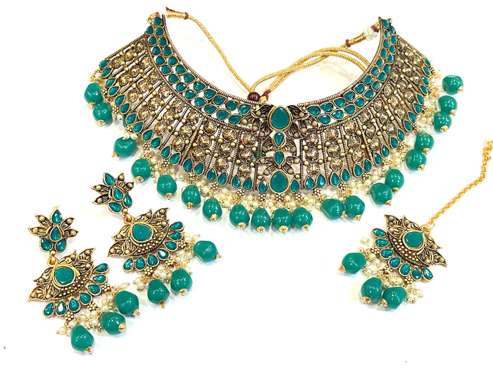 1Gm gold Indian Traditional Style Necklace