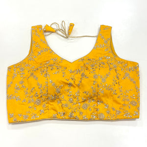 Custom Made Silk Embroidered Blouse