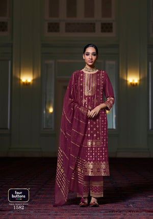 Banarasi Silk Palazzo Set