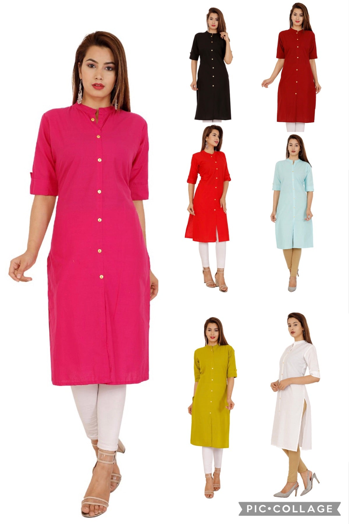 Plain Cotton Kurta Collection