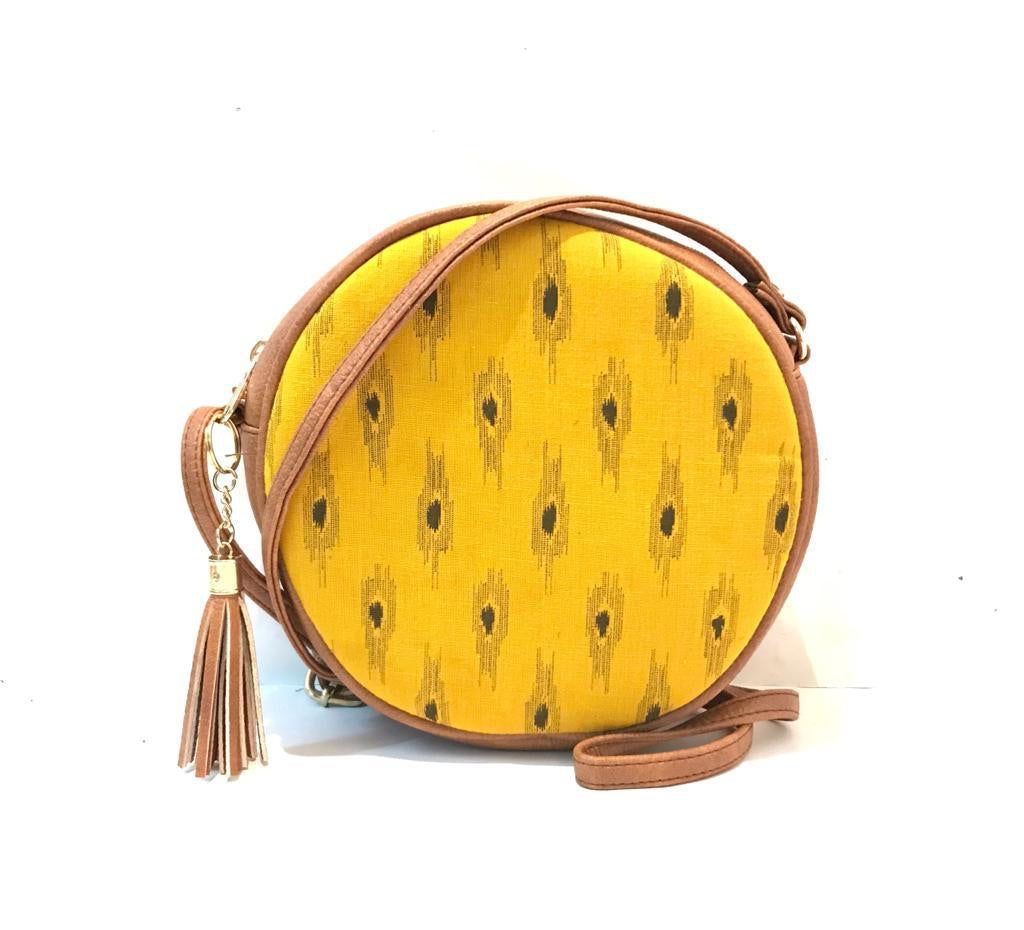 Round Kalamkari Shoulder Bag