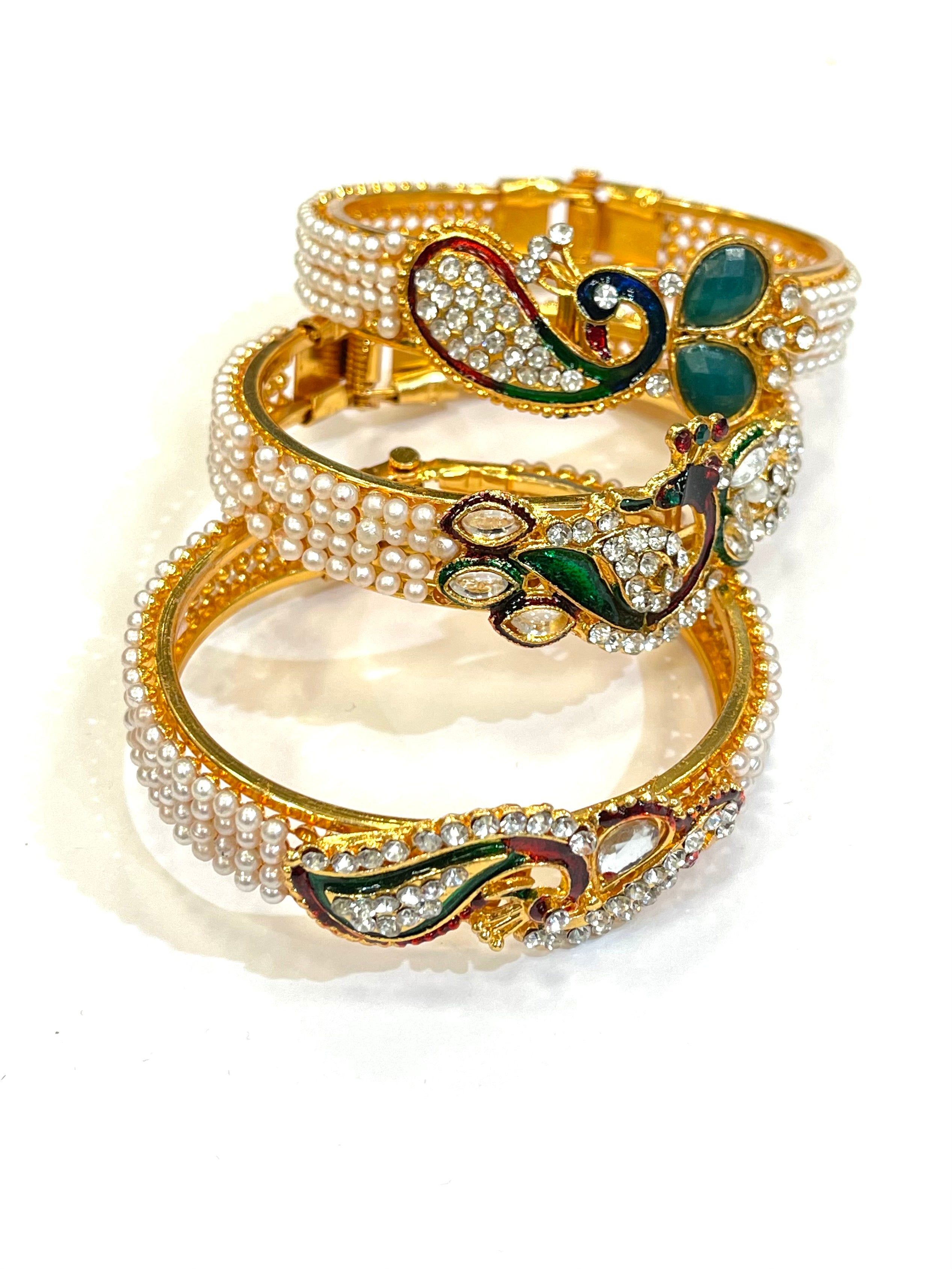 Gold Bangle Pair