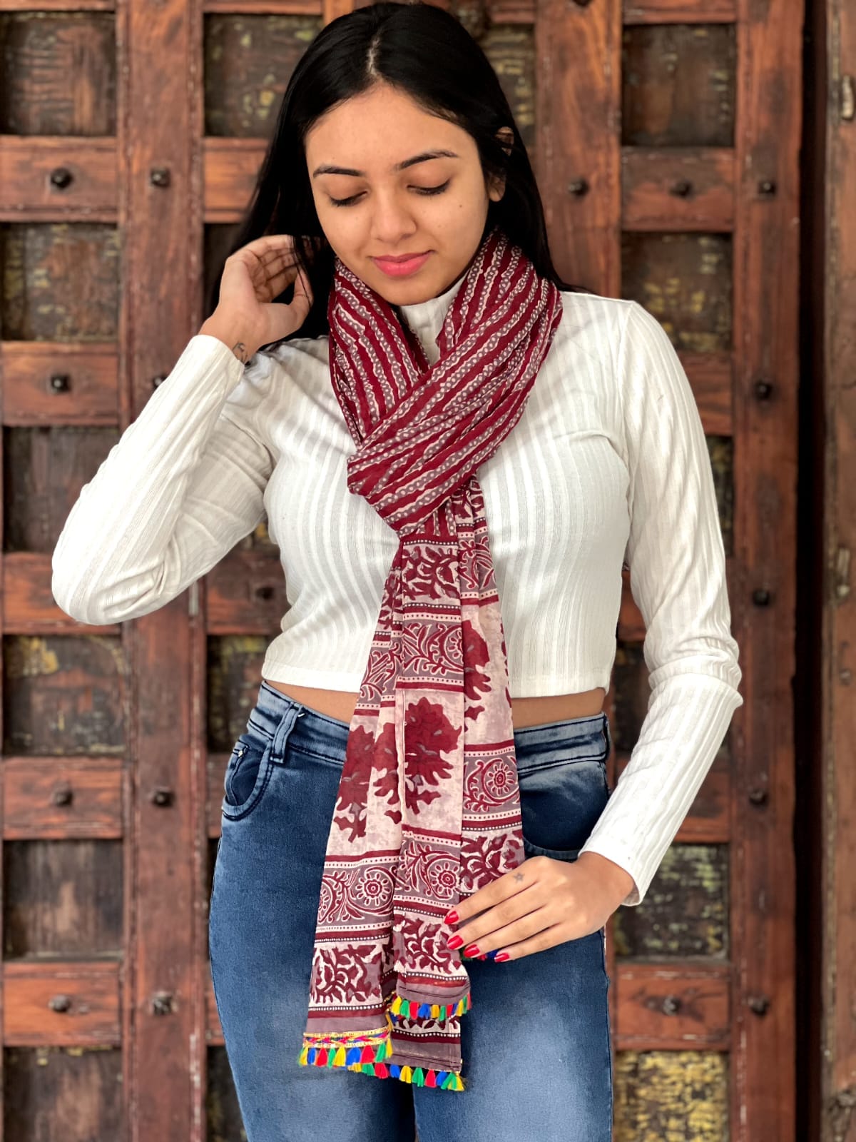 COTTON SCARF