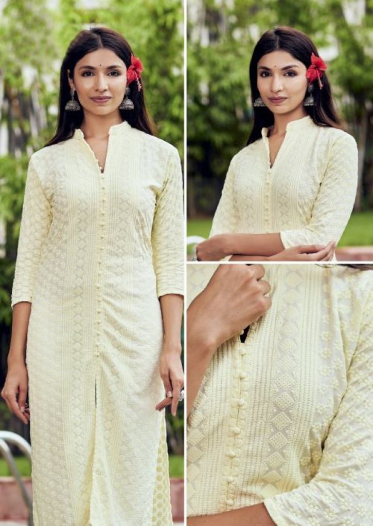 Rayon Chikankari Kurta