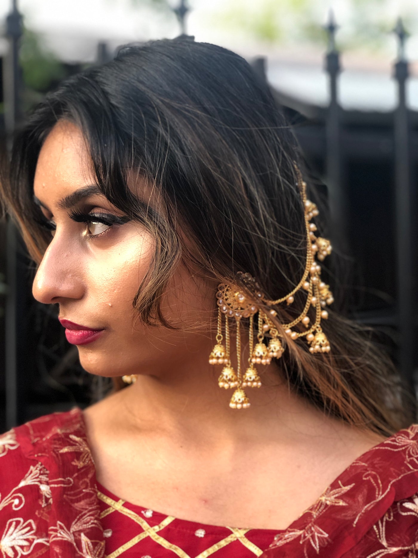 21 Chic  Trendy Bahubali Earring Designs for the Trendsetter Brides   WeddingBazaar