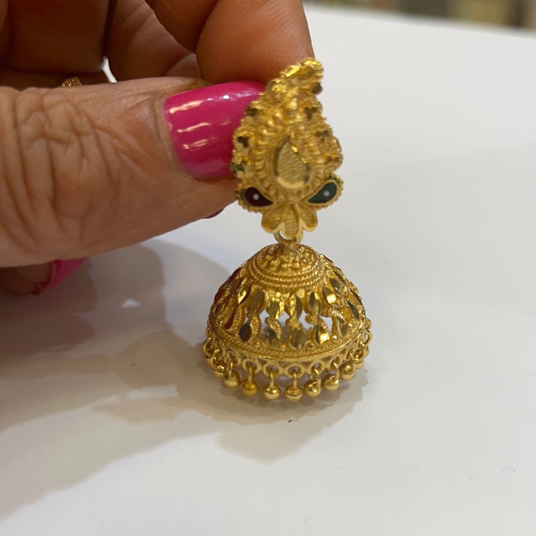 Jadau Jhumki Earring