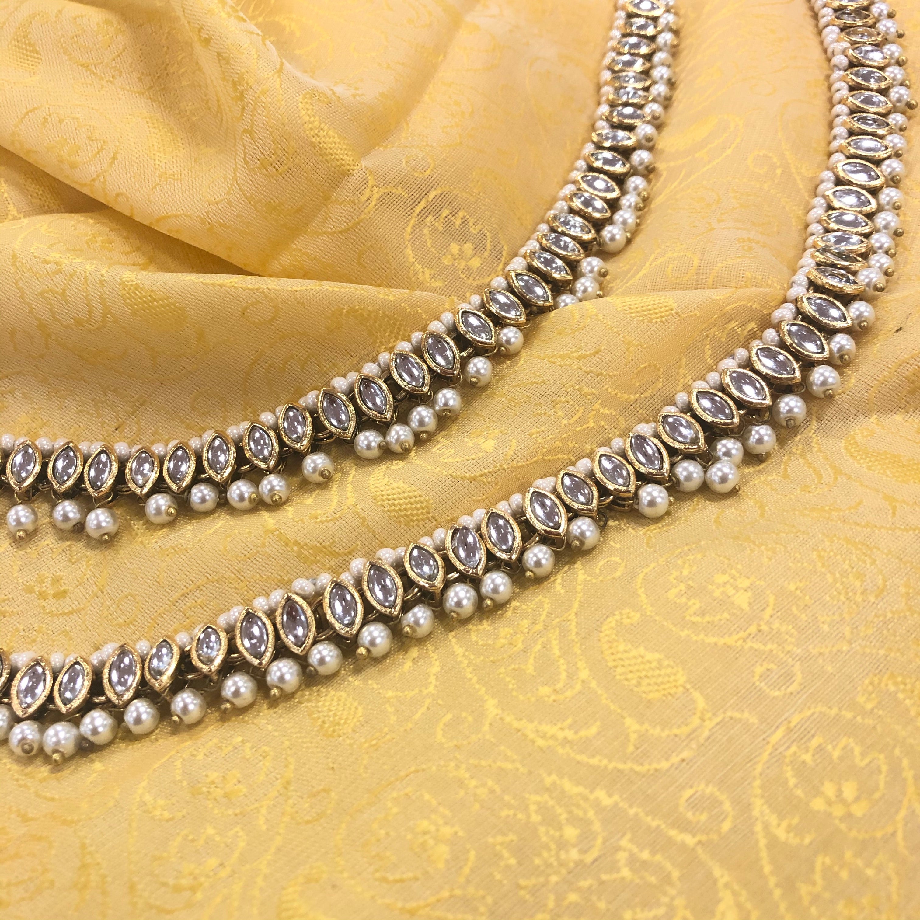 Kundan work Anklets