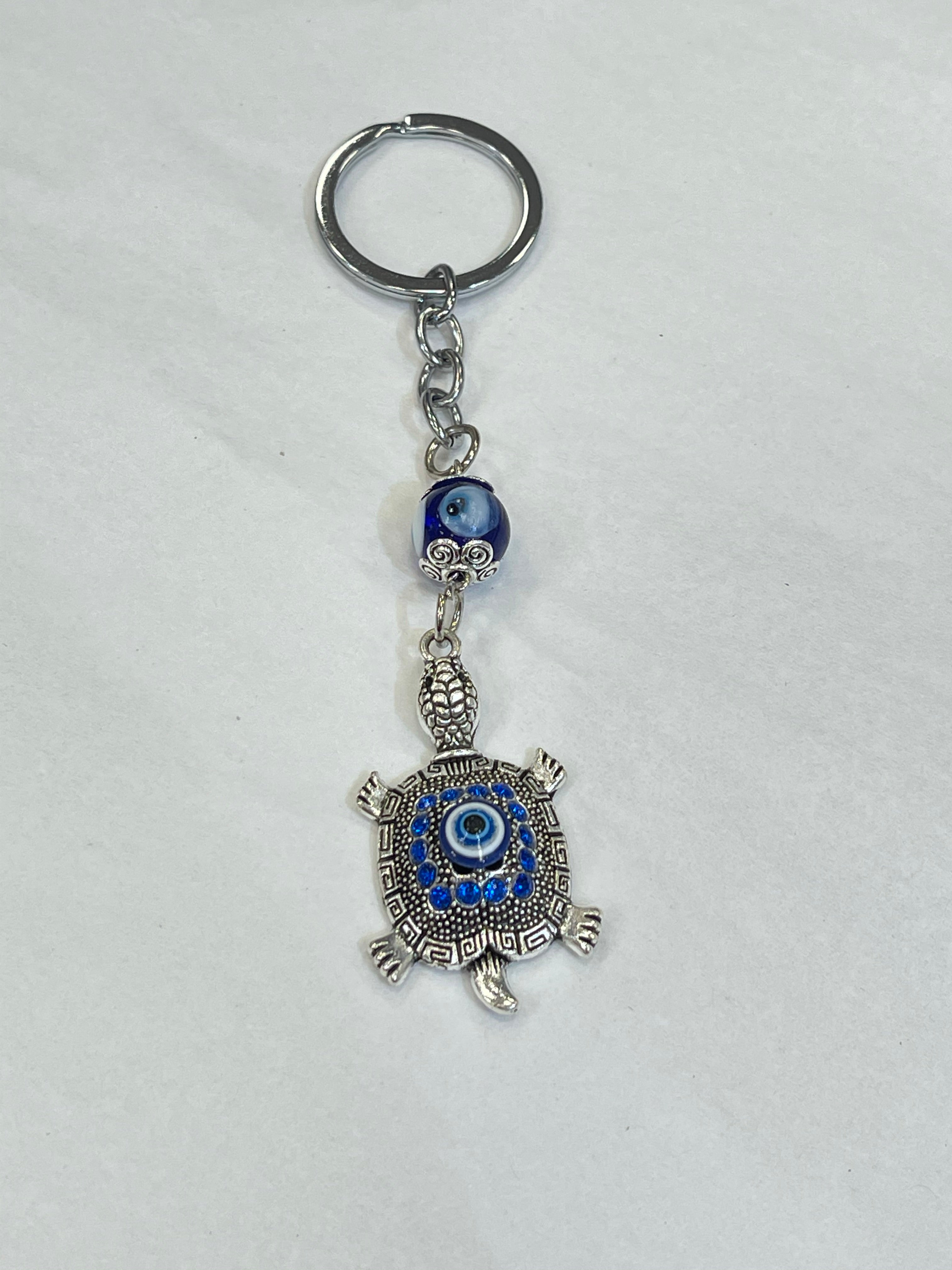 One Tortoise Evil Eye Hanging / key ring