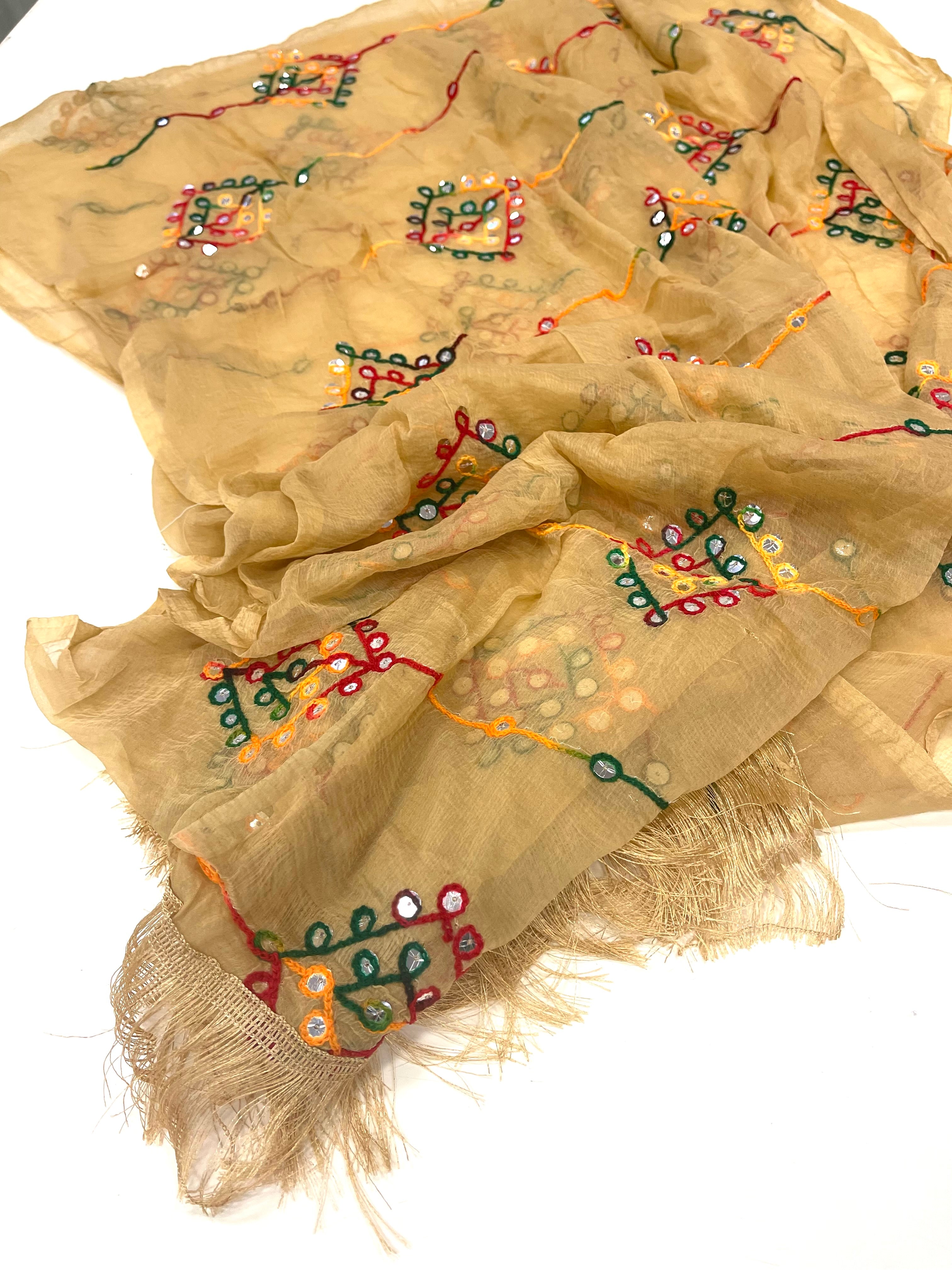 Pure Chiffon Sequined Dupatta