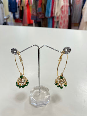 Hoop Jhumki Earrings