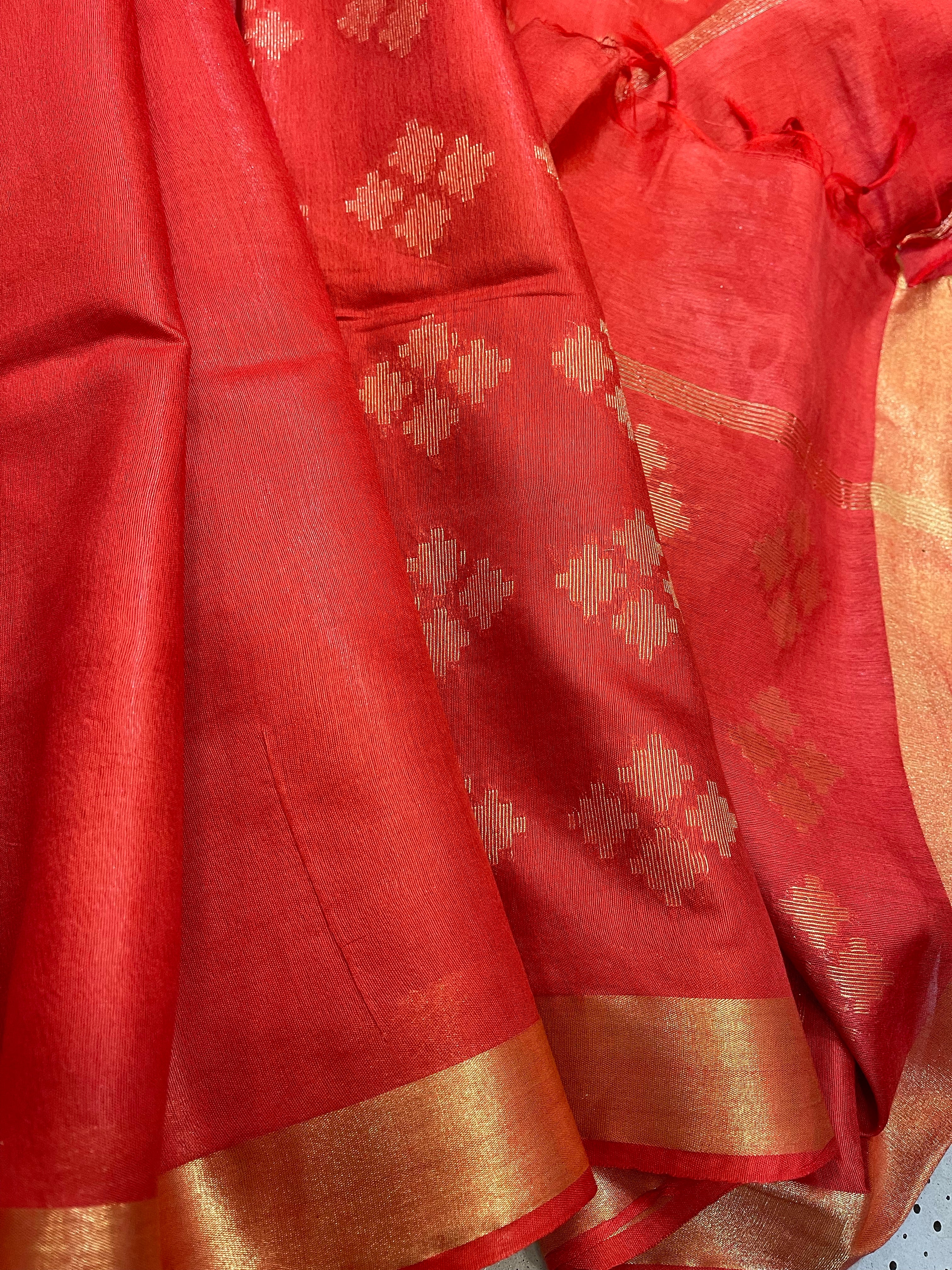 Handloom Linen Saree