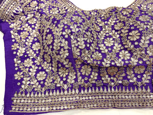 Gottapati Designer Handmade Blouse - Purple