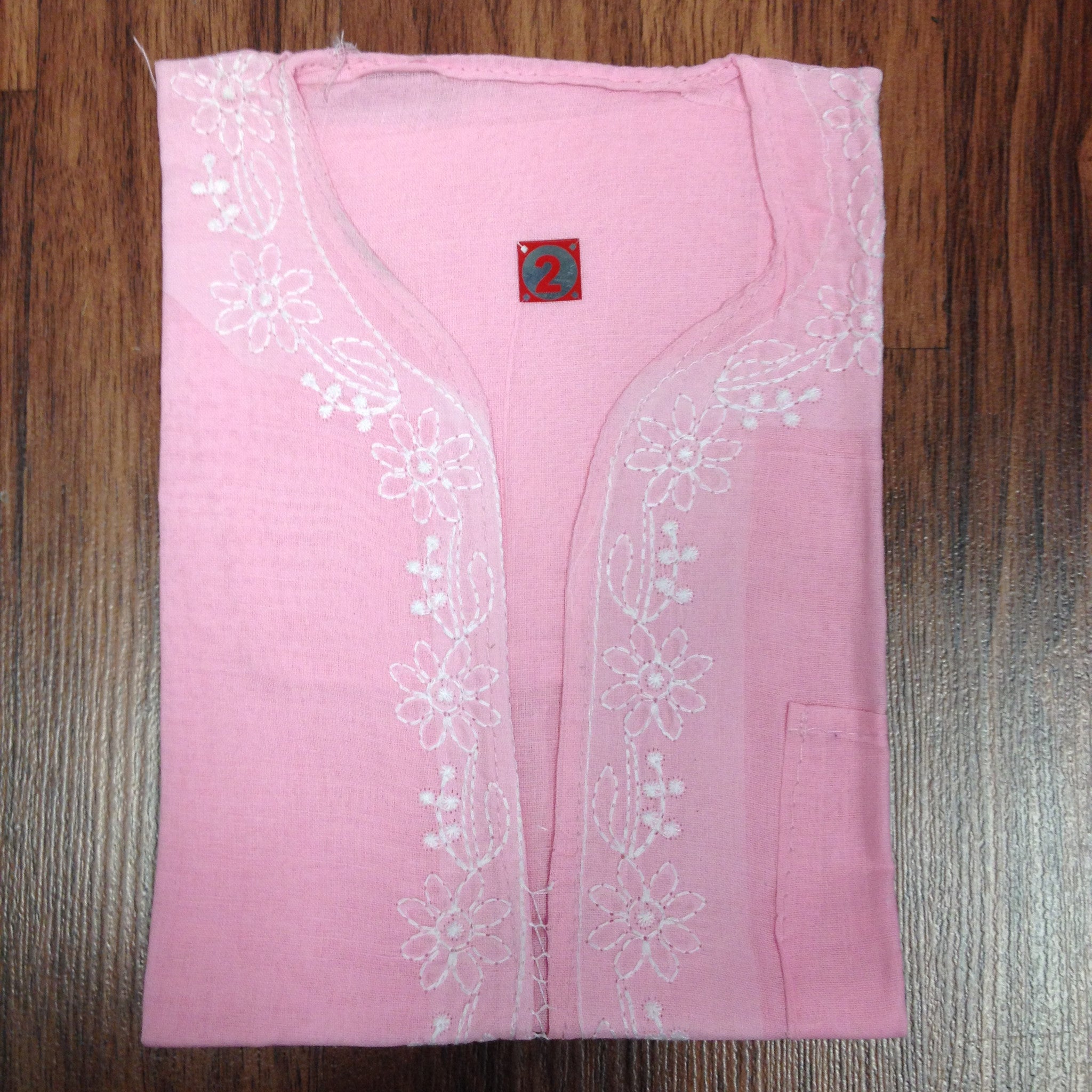 Unisex Cotton Embroidered Kurta - 7