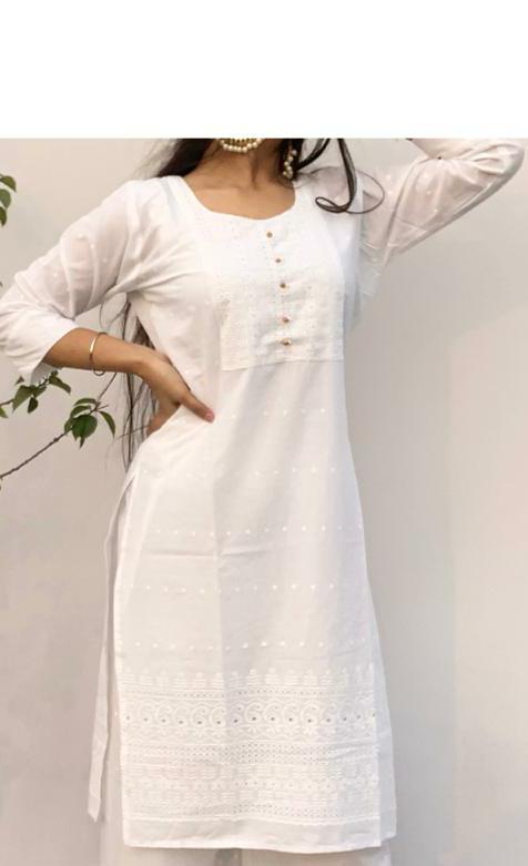 Chicken Cotton Kurti