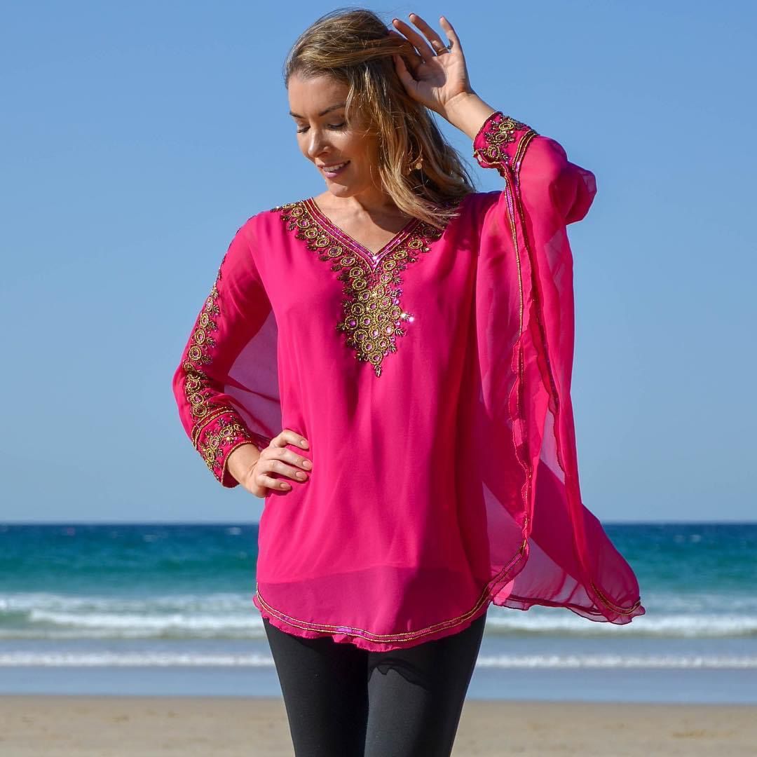 Kaftan Style Top (Colors available)