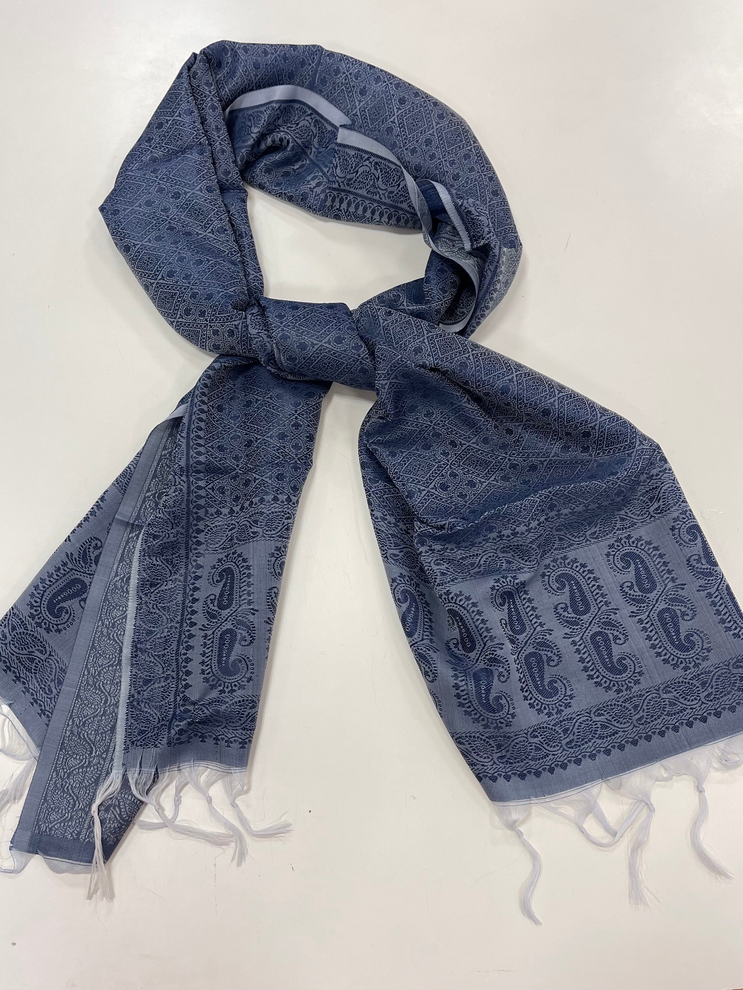 Jacquard Silk Scarf