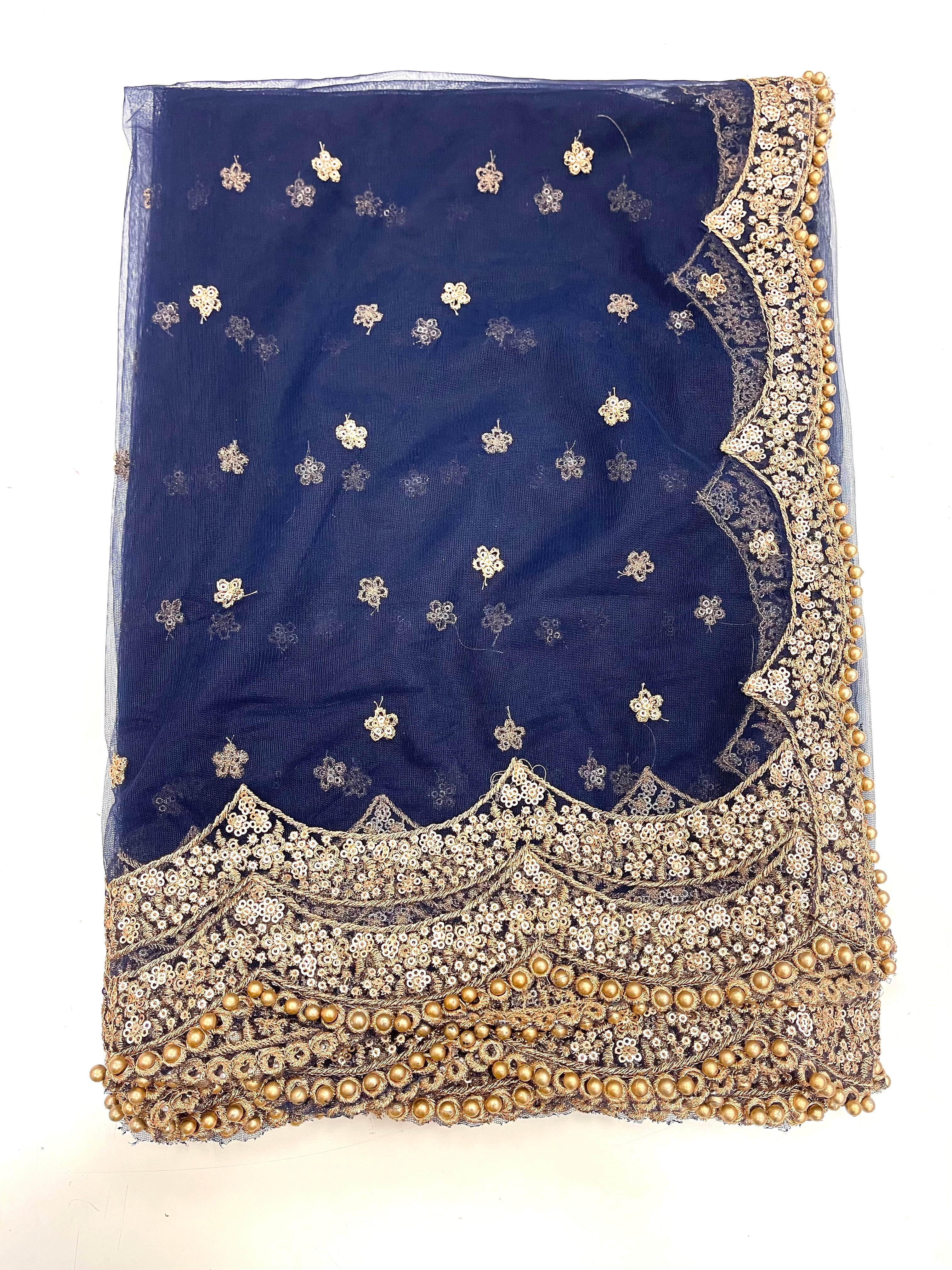 Heavy Net Beadwork Dupatta