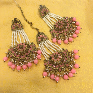 Mughal style Earring & Passa Set