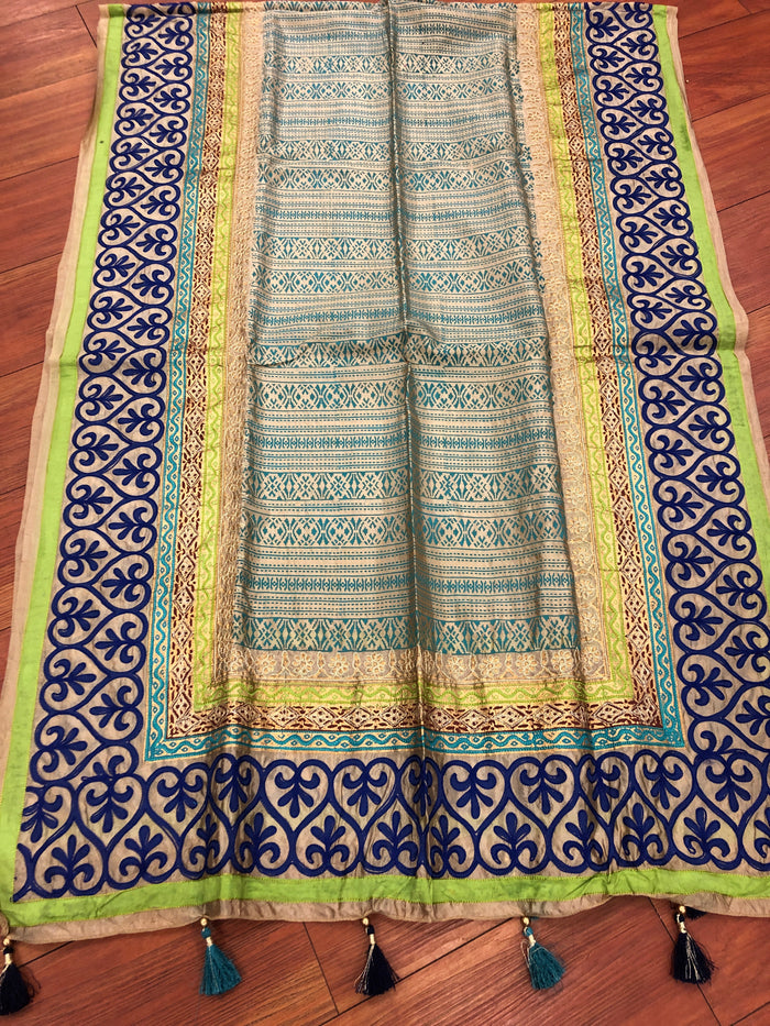 Hand Block print Dupatta