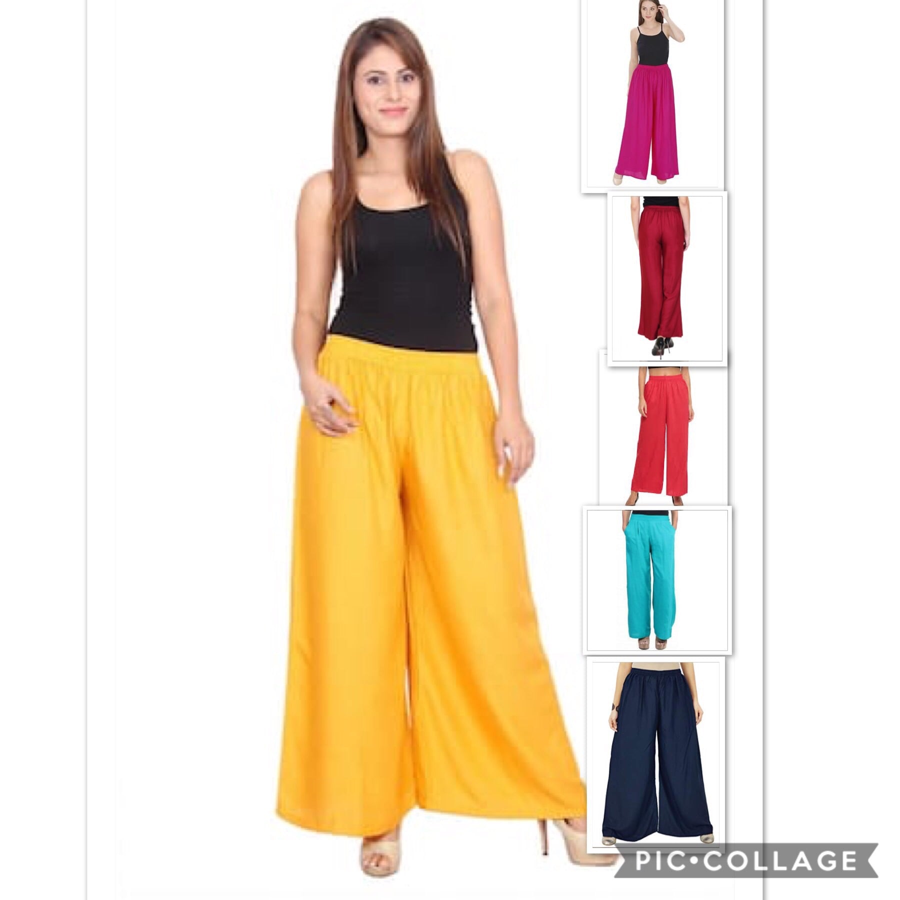 Rayon Palazzo Pant- Plus size