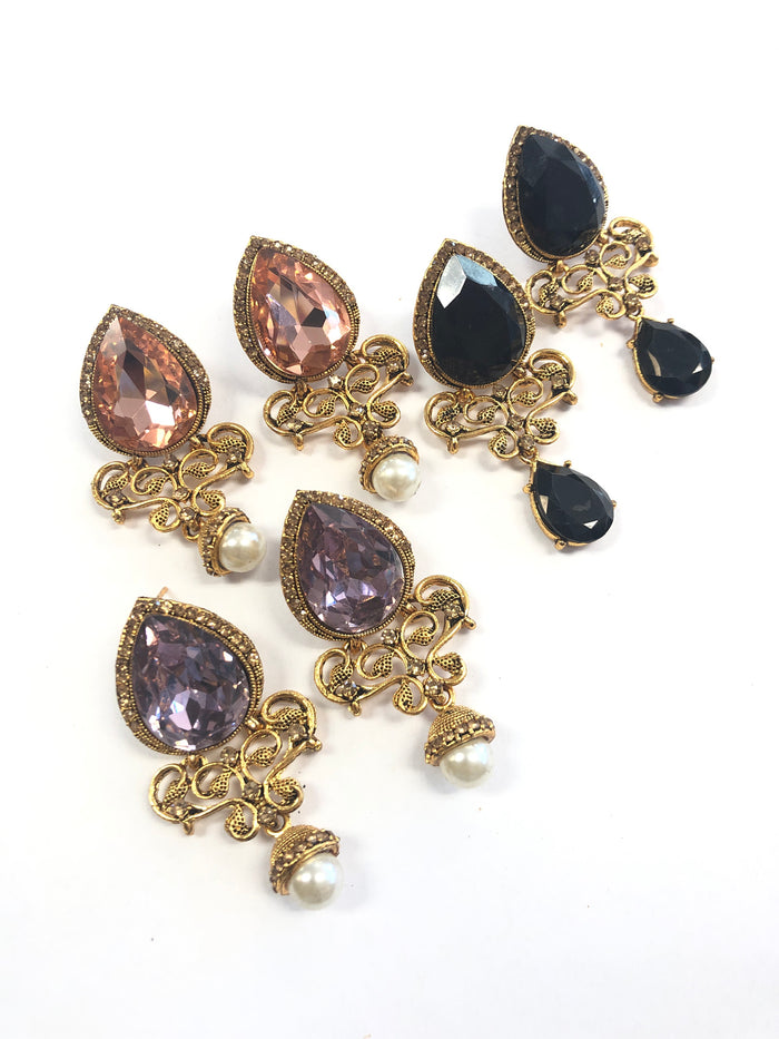 Royal Stone Earrings