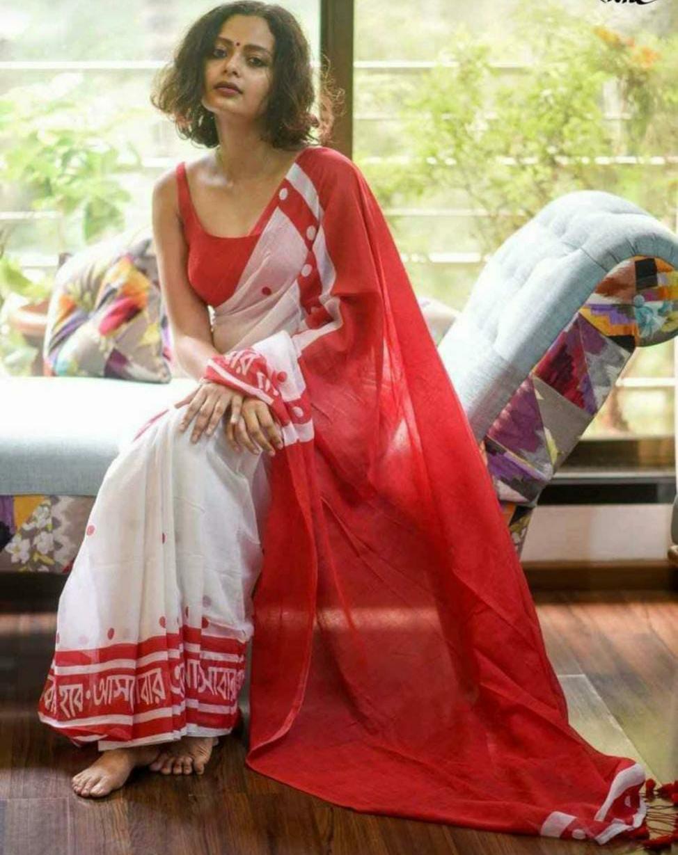 Khadi Cotton Sari