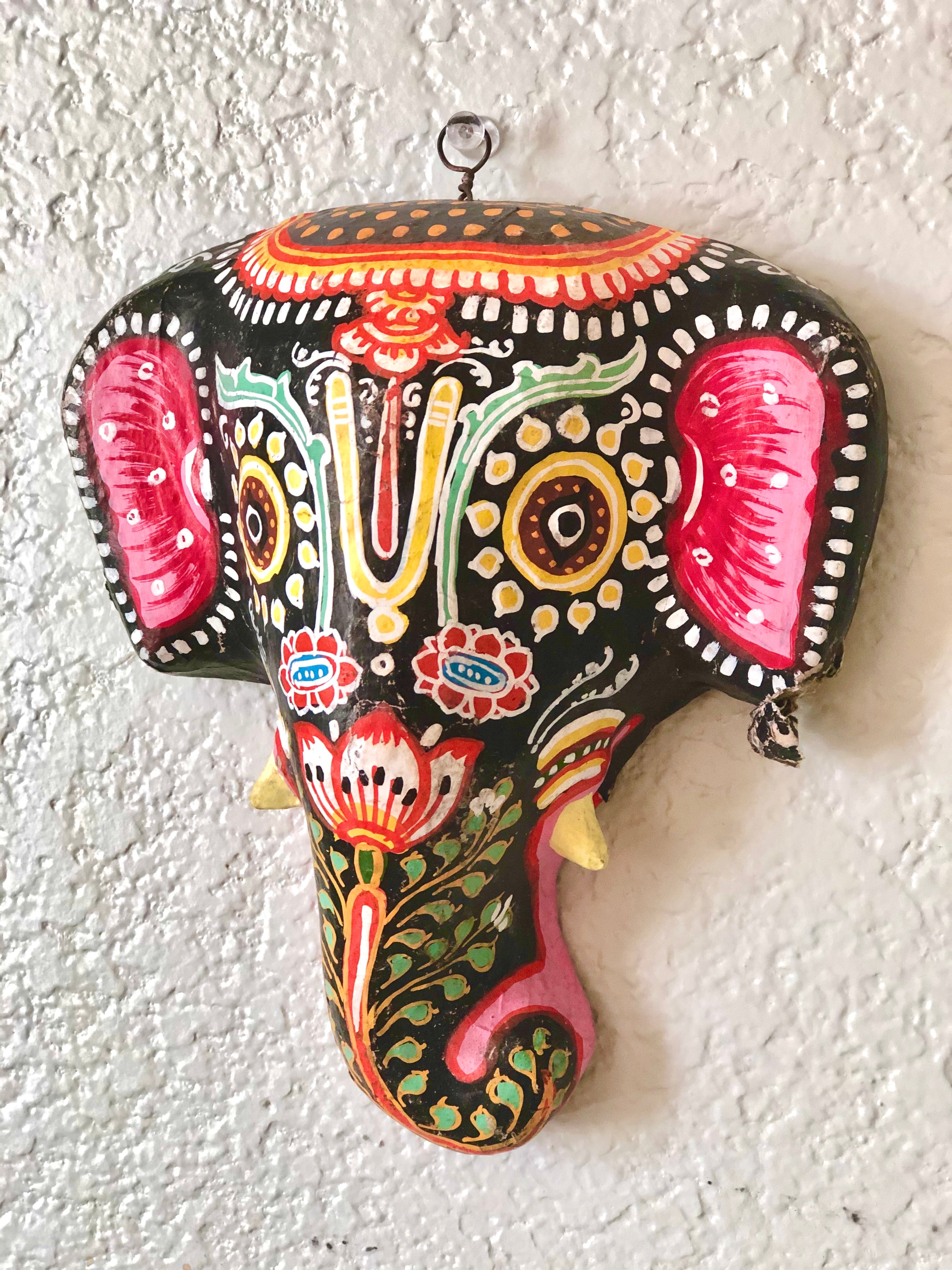 Paper Mache Ganesha Mask