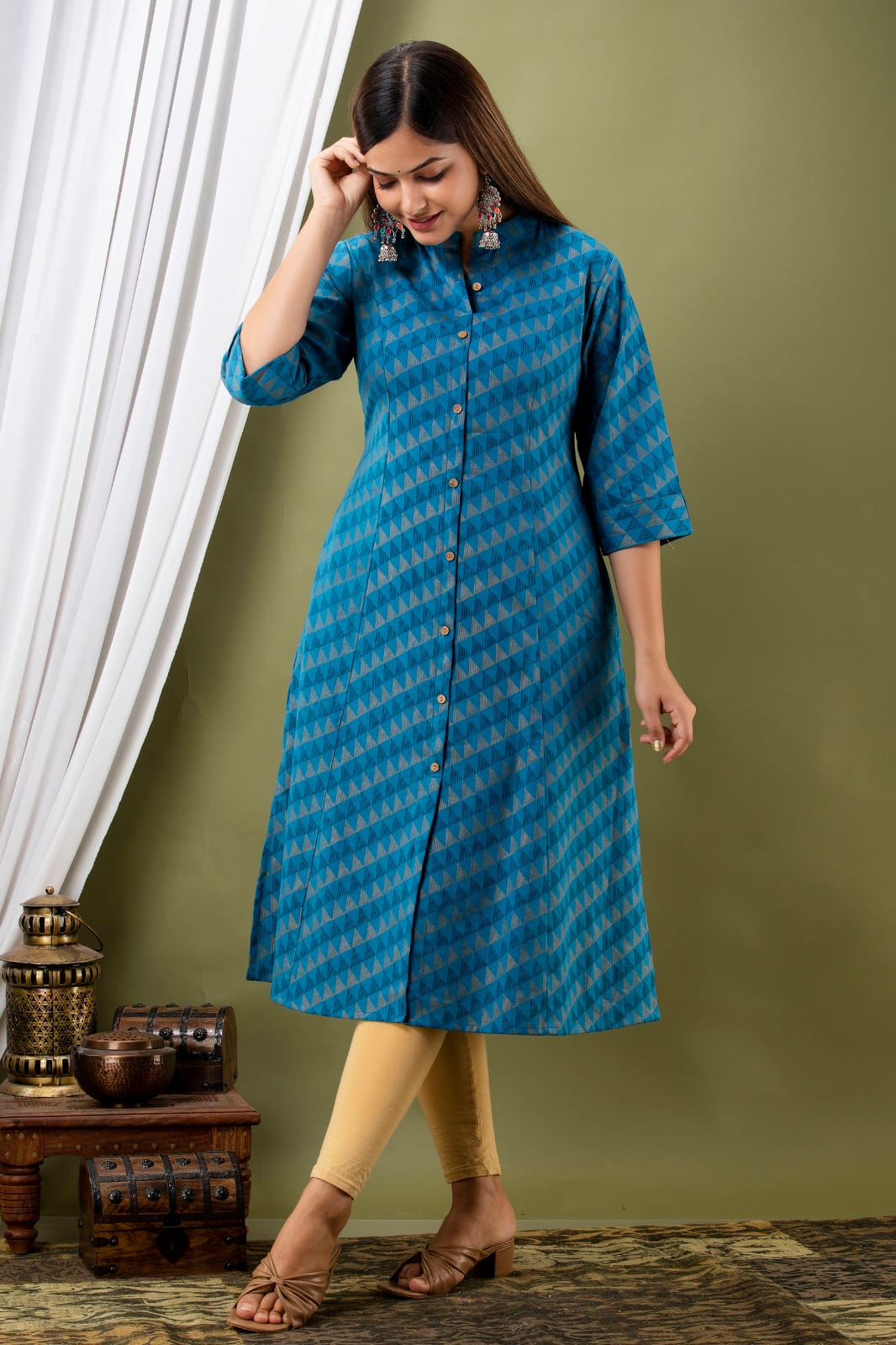 Cotton Casual Wear Long Kurti