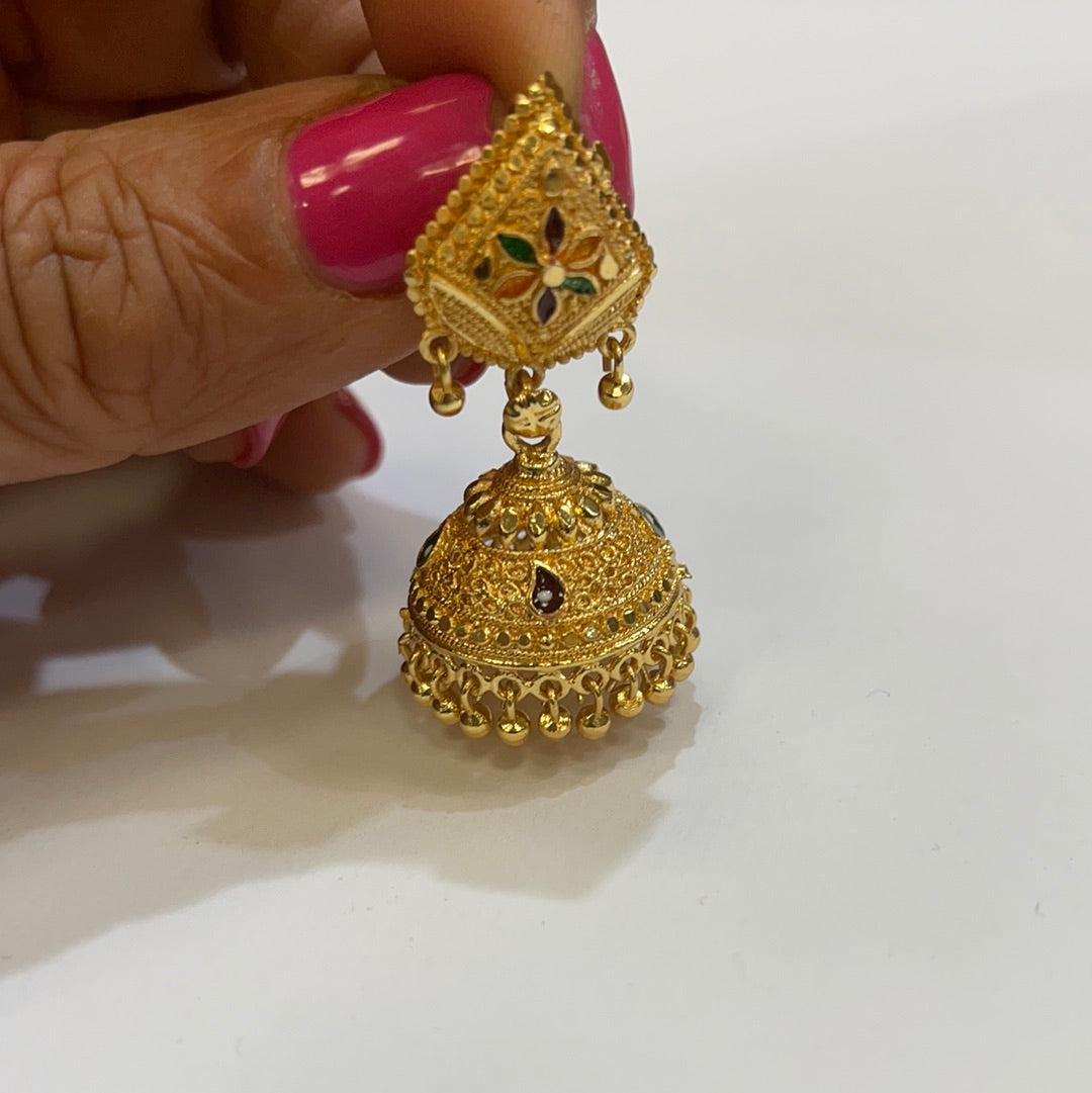 Jadau Jhumki Earring