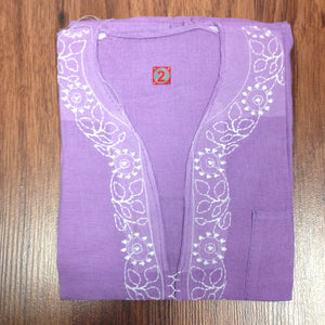 Unisex Cotton Embroidered Kurta - 10