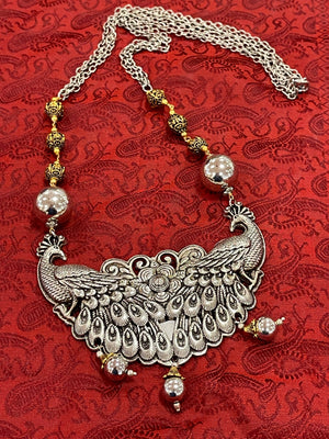Oxidized/German Silver Necklace