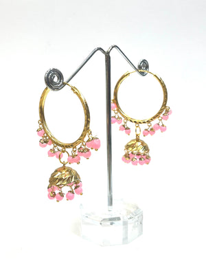 Hoop Jhumki Earrings