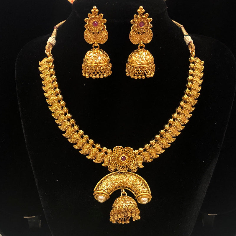 1Gm gold Indian Traditional Style Necklace – Sarang