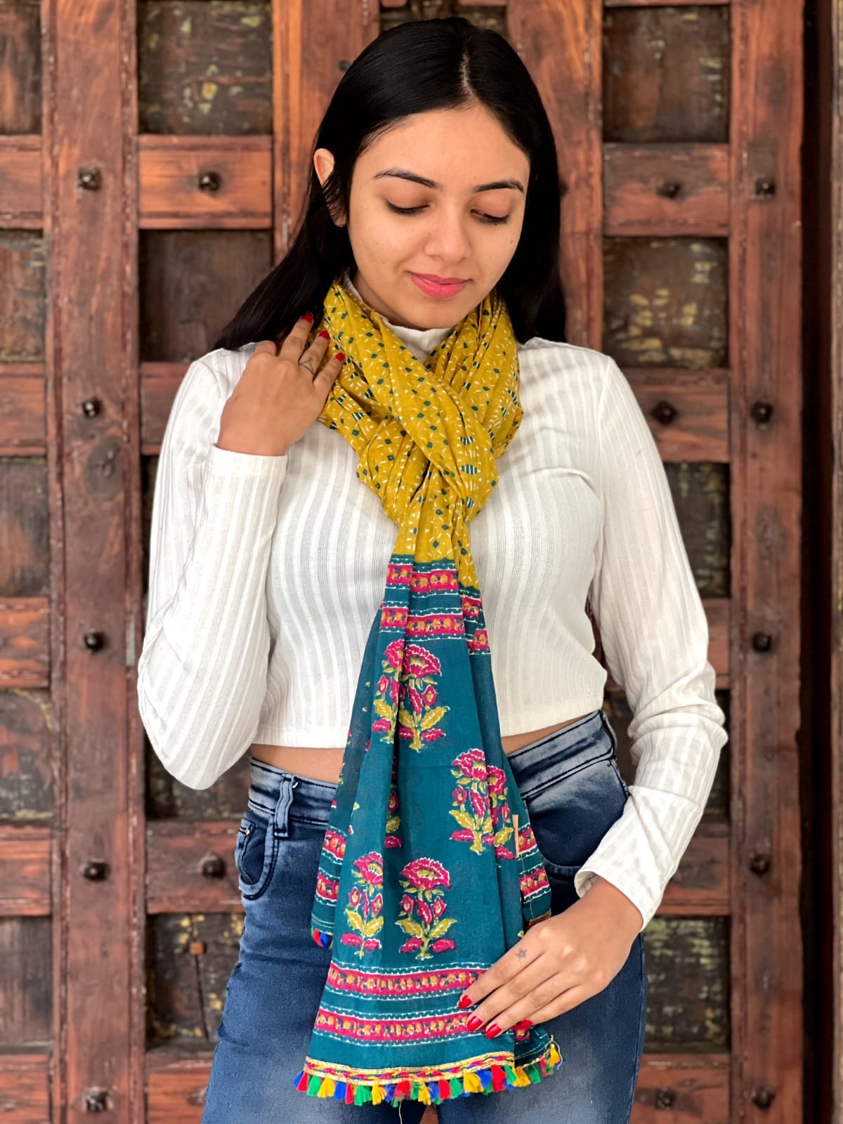 COTTON SCARF