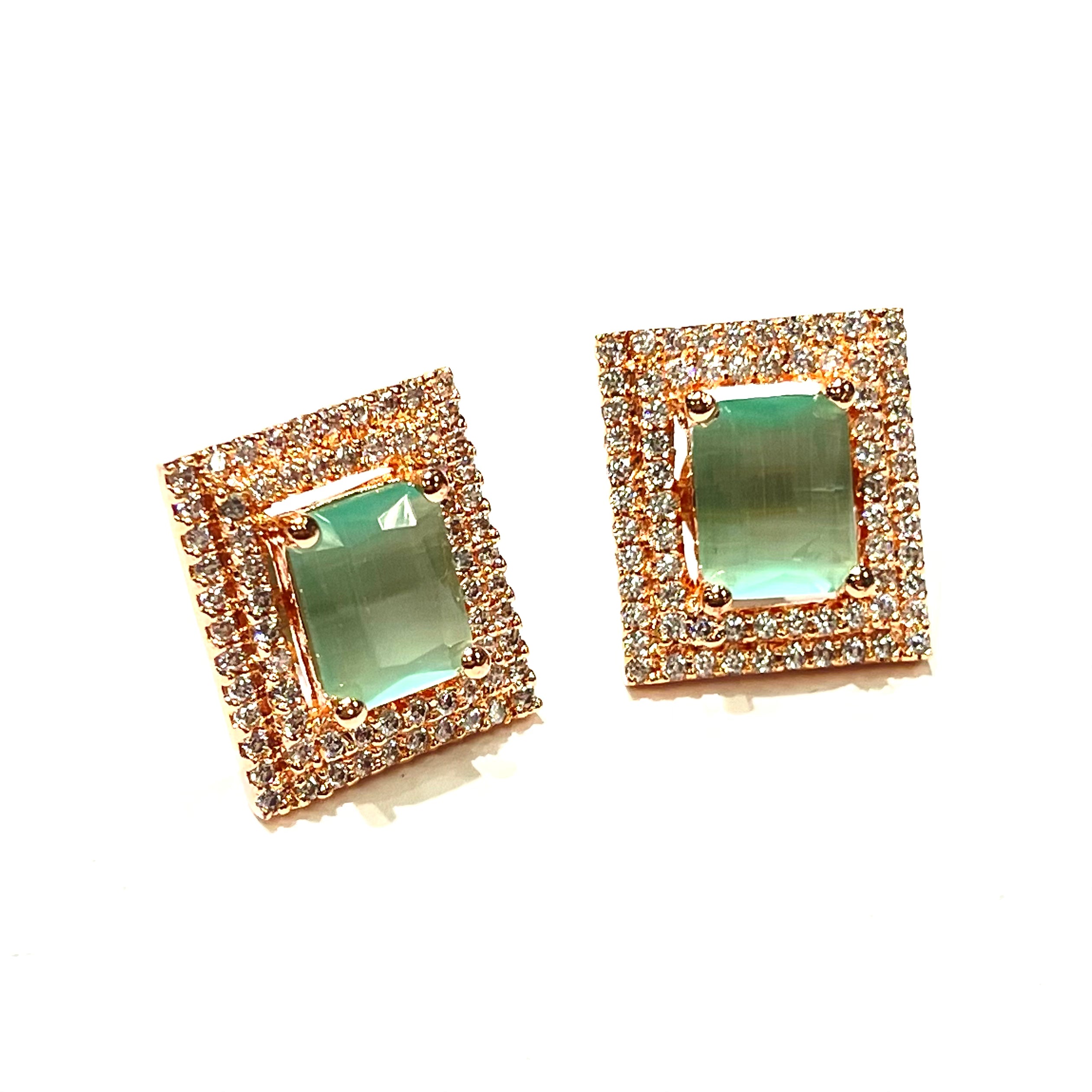 Victorian American Diamond Earrings